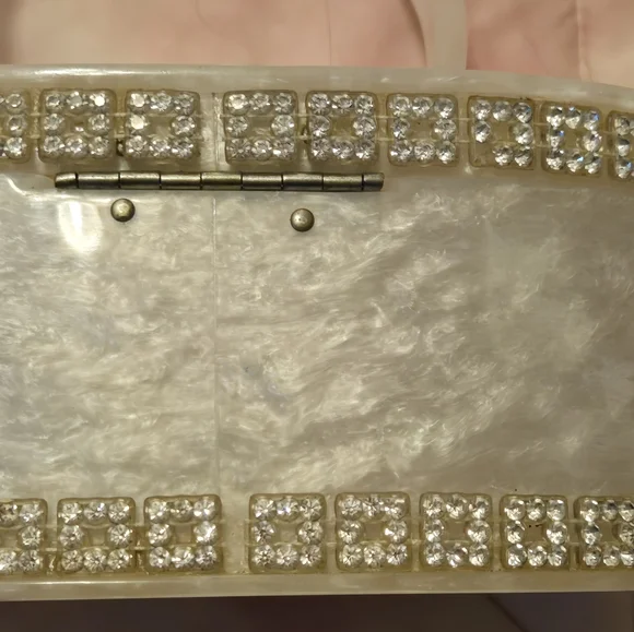 VINTAGE WILARDY LUCITE PURSE MID CENTURY,VERY RARE. - Picture 4 of 5